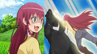 Kuma Goroshi Emilia | Emilia slams a bear and becomes famous | The devil is a part timer season 2