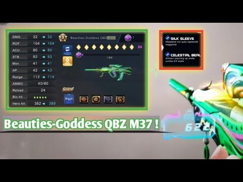 Crisis Action : Review Weapon Beauties-Goddess QBZ M37 | Solo