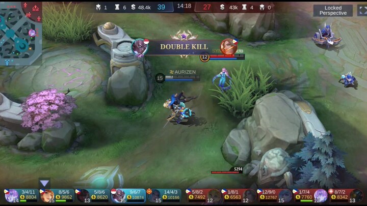 Roaming Karrie in Classic mlbb