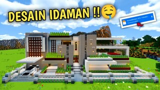 DESAIN RUMAH INI BIKIN NGILERR!! SALUT BANGET SAMA YANG BUAT!! - Map Showcase Minecraft #165