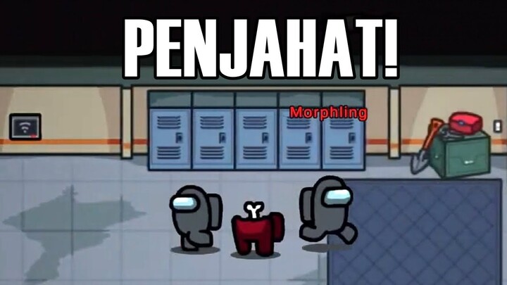 AKU SI PENJAHAT ANONYMOUS! - Among Us Indonesia