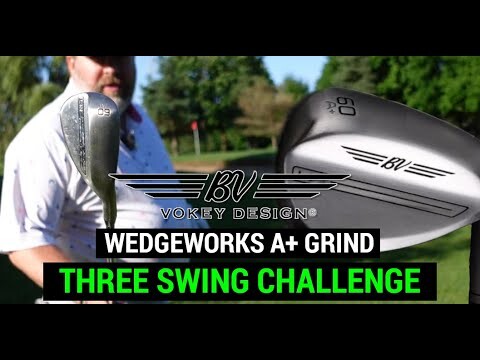 Testing the Titleist Vokey WedgeWorks A+ Grind (60*) | THREE SWING CHALLENGE