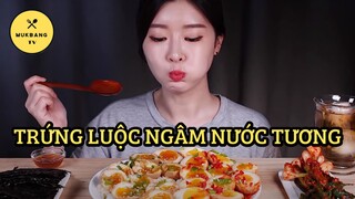 [Mukbang TV] - Trứng luộc ngâm tương + Trứng luộc ngâm cay + Kimchi