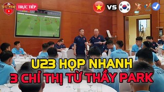 Sát Giờ Đấu U20 Hàn Quốc, U23 Việt Nam Họp Nhanh, HLV Park Đưa 3 Chỉ Thị Bất Ngờ...NHM Vỡ Òa