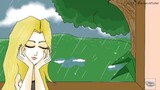 Animasi flipaclip, Merenung depan jendela saat hujan
