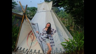 GLAMPING SUKABUMI DENGAN TENDA SUKU INDIAN AMERIKA