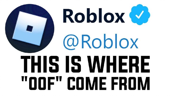 Saan ngaba Nagmula ang *OOF* Sound ng Roblox? | ROBLOX DEATH SOUND