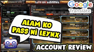 LEYNX CROSSFIRE ACCOUNT REVIEW by GOOGLE TRANSLATE