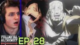 LING BECOMES GREED?! ED MEETS THE FATHER!! | Fullmetal Alchemist: Brotherhood REACTION Episode 28