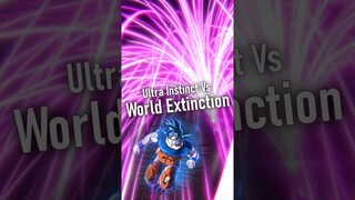 Goku uses Ultra Instinct to Survive World Extermination an defeat Kid Buu #dragonballz