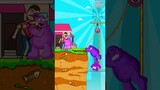 Will Grimace Shake Woman Choose Mr Beast's money Or Family? | Love Story | Funny Animation #shorts