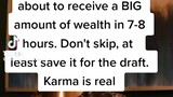 don't skip . And you will receive big amount of wealth