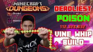 Deadliest Poison Vine Whip Build, 7 Million Poison Damage Per Sec! Minecraft Dungeons