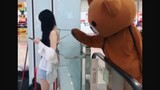 Disturbing a pretty girl in a mall, and other funny videos!
