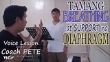 Tamang Breathing at Support ng Diaphragm (Breathing And Support) with English Subtitles