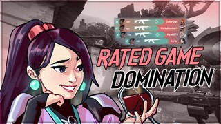 RANKED DOMINATION VALORANT - Full match at Diamond 3 Rank.