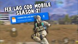 CONFIG COD MOBILE LOW-MAX 60 FPS | SEASON 2 | FIX LAG CALL OF DUTY MOBILE | GAMERDOES