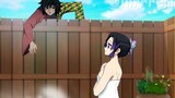 Giyuu was worried about a ghost attacking Shinobu, so he guarded the bathtub [Confirmed]