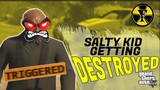 SALTY KID GETTING DESTROYED | Grand Theft Auto V | TAGALOG