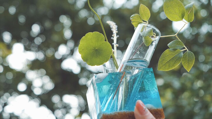 [Epoxy] Refreshing Small Vases in Summer