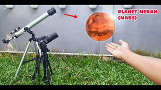 TELESCOPE ZOOM 1000X:  MARS  &  BADAI NON-STOP PLANET JUPITER SAMPAI SAAT INI