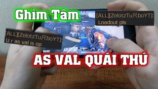 Call of Duty Mobile |SmileGG SHOW Thao Tác Tay Ghìm Tâm Quái Thú AS VAL - Địch Xin Luôn Loadout