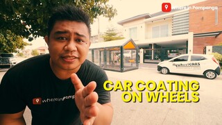 Car coating on wheels