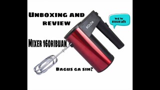 UNBOXING AND REVIEW MIXER BOLDE SUPER MIX TURBO|| MURAH CUMA 160RIBUAN