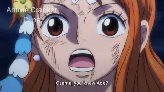 Otama Finds Out Luffy Is Ace's Brother