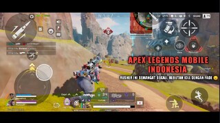 Rusher Ini Semangat Sekali, Enak Juga Di Carry 😌 | Apex Legends Mobile - INDONESIA