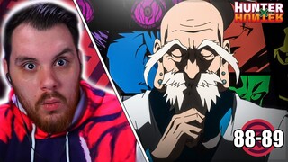 STRONGER THAN THE CHAIRMAN?! | Hunter x Hunter Episode 88 and 89 REACTION + REVIEW