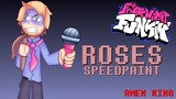 Friday Night Funkin Senpai (Roses) Speedpaint (8k subs)