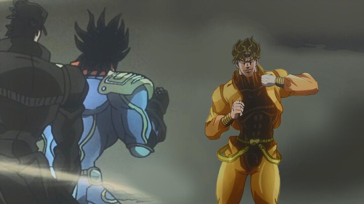 Jotaro is eyeing Diodio