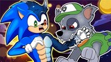 Sonic turns into a Werewolf | Paw Patrol Ultimate Rescue VS Sonic the Hedgehog 2 Animation