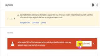 Google Adsense Check if additional tax information is required Tagalog