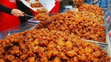 หวาน & เผ็ด! ไก่ทอดเกาหลี Dakgangjeong - อาหารเกาหลี ASMR