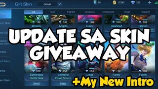UPDATE ON SKIN GIVEAWAY | +MY NEW INTRO