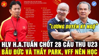 💖BẦU ĐỨC MỜI THẦY PARK VỀ ĐTVN THẾ NÀO ? CHỐT 28 CẦU THỦ U23VN, HLV H.A.TUẤN TIẾP GIẤC MƠ OLYMPIC