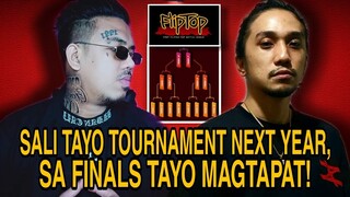LHIPKRAM HINAMON SI APEKZ NA SUMALI  NEXT TOURNAMENT NG FLIPTOP PARA DOON TAPUSIN ANG BEEF!