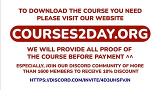 Download now this course at the cheapest price at Courses2day.org  Contact Brian via email: brian.co