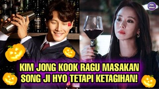 KIM JONG KOOK RAGU MASAKAN SONG JI HYO TETAPI AKHIRNYA  KETAGIHAN DAN PUJI MASAKAN SONG JI HYO