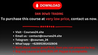 Dan Dowd Trading