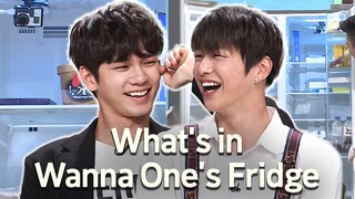 What's in Wanna One's Fridge? Explained by Kang Daniel & Ong Seongwu 😁 (ENG SUB)