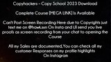 Copyhackers Course Copy School 2023 Download