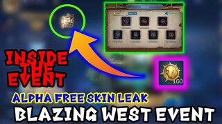 PART 2 | FREE SKIN | BLAZING WEST EVENT | ADVANCED SERVER LEAKED | MLBB