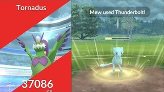 Therian Forme Tornados vs Shiny Mew!