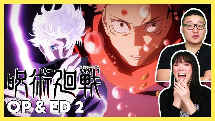 Jujutsu Kaisen Opening & Ending 2 Couples Blind Reaction & Discussion