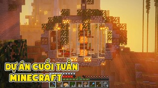 Dự Án Cuối Tuần Xây Nhà Treo Vách Núi Và Nhà Kho - Minecraft Sinh Tồn #20