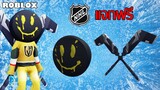 ไอเทมฟรี Roblox!! วิธีได้หัว Hockey Puck Head และไม้ Hockey Stick Wings จากเกม NHL Blast