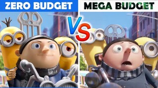 Minions ZERO BUDGET! VS Real  | Minions: The Rise of Gru Parody